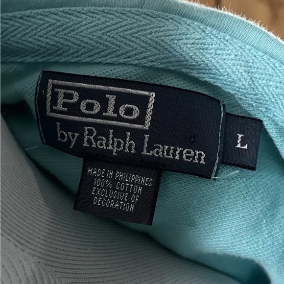 Polo By Ralph Lauren Lightweight Jacket, Light Blue, 100% Cotton, Women’s Size L - Picture 6 of 6